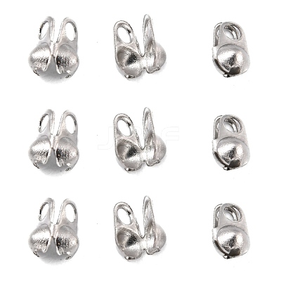 Tarnish Resistant 304 Stainless Steel Smooth Surface Bead Tips STAS-D150-01P-1