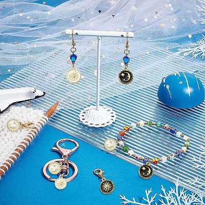 20Pcs 4 Styles Alloy Enamel Pendants ENAM-CJ0003-79-1