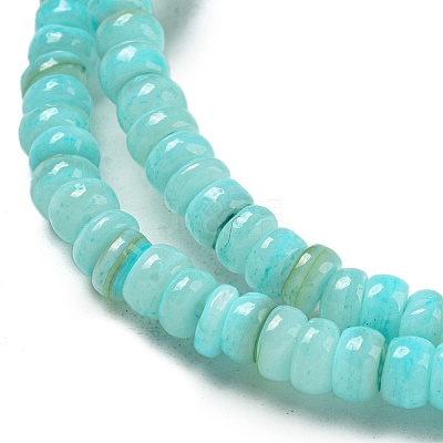 Dyed Natural Freshwater Shell Beads Strands BSHE-G039-07C-1