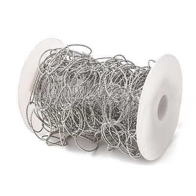 304 Stainless Steel Oval Link Chains CHS-C018-01A-P-1