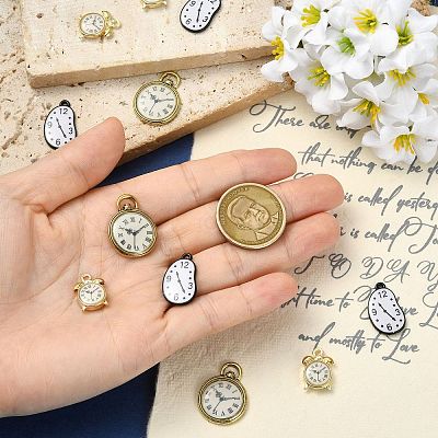 12Pcs 3 Styles Tibetan Style Alloy Pendants FIND-CJ0005-77-1