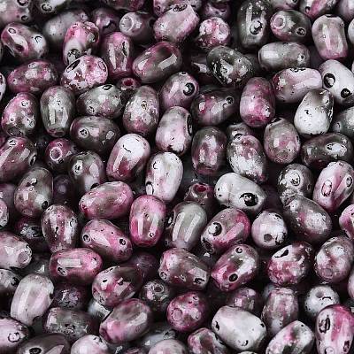 Picasso Glass Seed Beads SEED-N012-10M-1