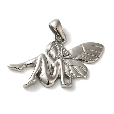 Non-Tarnish 316L Surgical Stainless Steel Pendants STAS-H194-03P-01-1