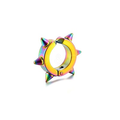 Punk Style 201 Stainless Steel Clip-on Earrings FS-WG56A2E-08-1