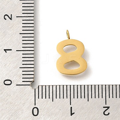 Ion Plating(IP) 304 Stainless Steel Micro Pave Cubic Zirconia Pendants STAS-H228-01G-08-1
