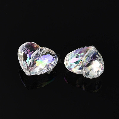 Transparent Acrylic Beads TACR-S156-015-1