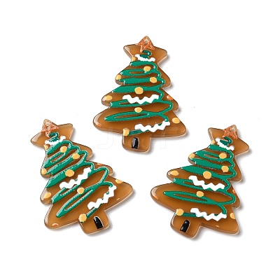 Christmas Resin Pendants RESI-K019-09A-1