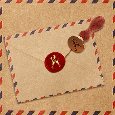 Wax Seal Stamp Set AJEW-WH0208-1058-1