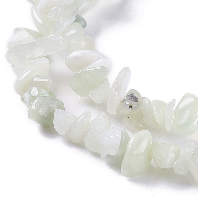 Natural New Jade Chip Bead Strands G-M205-29-1