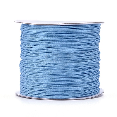 Nylon Braided Cord for Woven Jewelry Making Macrame Craft NWIR-D055-0.6mm-22-1