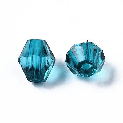 Transparent Acrylic Beads TACR-S146-6mm-08-1