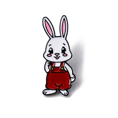 Rabbit Enamel Pins JEWB-D300-02EB-03-1