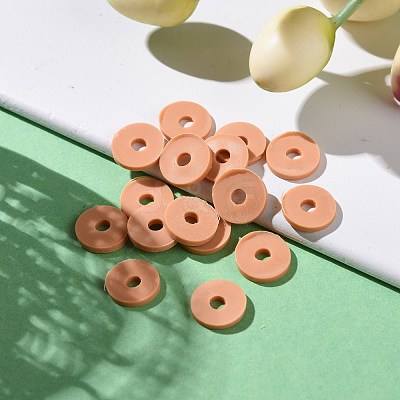 Handmade Polymer Clay Beads CLAY-R067-8.0mm-B37-1