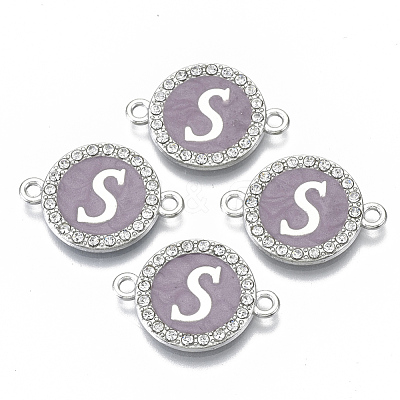 Alloy Enamel Links Connectors ENAM-TAC0003-01S-01S-1