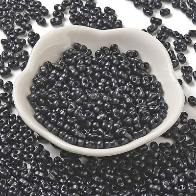 Baking Paint Glass Seed Beads SEED-K009-01A-02-1