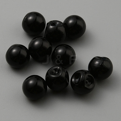 Resin Imitation Pearl Buttons LS-RESI-WH0034-38A-1