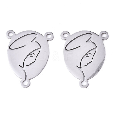 Non-Tarnish 201 Stainless Steel Chandelier Component Links STAS-R115-13P-1