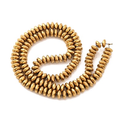 Electroplate Non-magnetic Synthetic Hematite Beads Strands X-G-J160-D-02-1