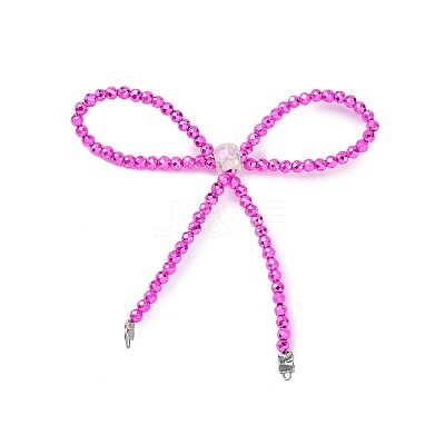 Alloy & Glass Bowknot Chandelier Component Links PALLOY-D360-01B-1