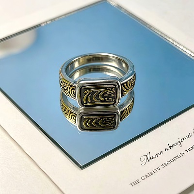 Retro Alloy Cuff Open Rings WGAB584-01-1