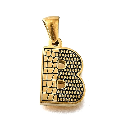Golden 304 Stainless Steel Pendants STAS-K300-01G-B-1