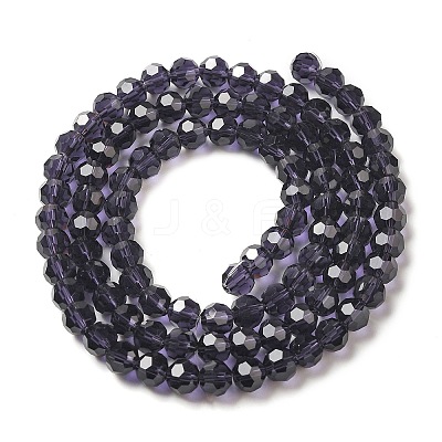 Transparent Glass Beads EGLA-A035-T6mm-D15-1