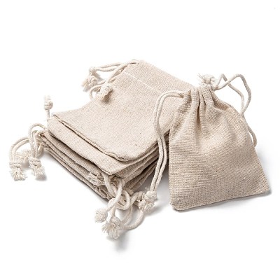 Cotton Packing Pouches Drawstring Bags X-ABAG-R011-8x10-1