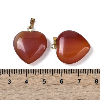 Dyed & Heated Natural Carnelian Pendants G-G956-B52-G-1