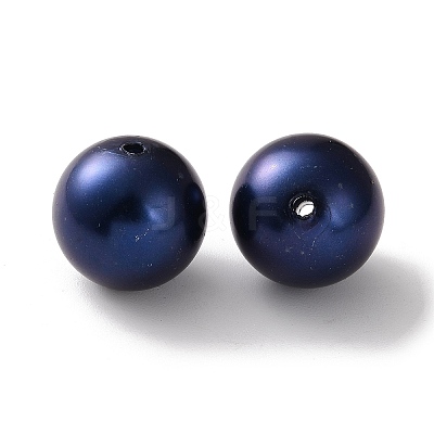 Round ABS Plastic Imitation Pearl Beads OACR-XCP0001-15-1