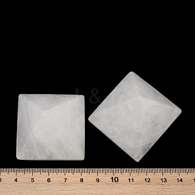 Natural Quartz Crystal Orgonite Pyramid Display Decorations G-C186-08I-1