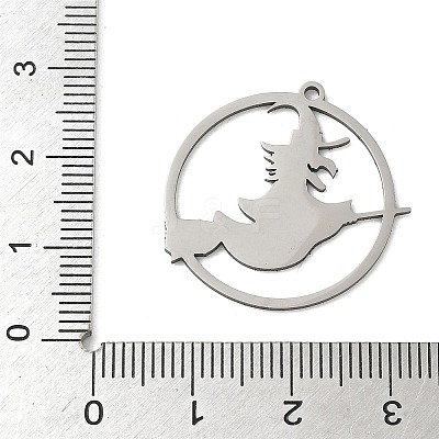 201 Stainless Steel Pendants STAS-G366-02P-06-1