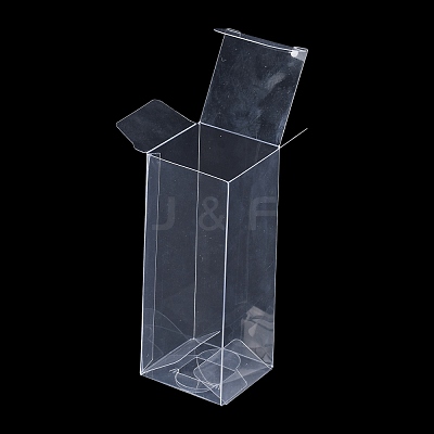 Rectangle Transparent Plastic PVC Box Gift Packaging CON-F013-01C-1
