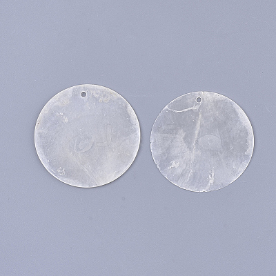 Capiz Shell Pendants X-SHEL-S276-23B-1