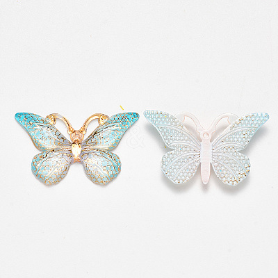 Transparent Acrylic Pendants LS-X-TACR-R140-08G-1