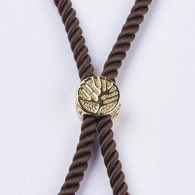 Nylon Twisted Cord Bracelet Making MAK-F018-14G-RS-1
