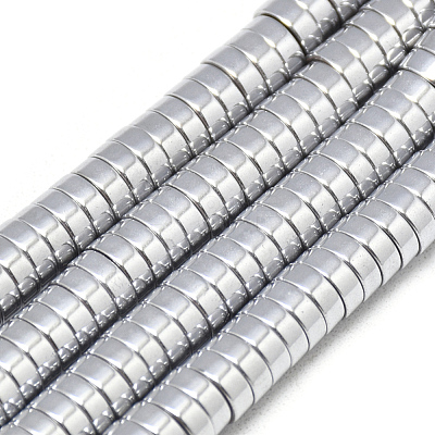 Electroplate Non-magnetic Synthetic Hematite Beads Strands G-T061-10A-1
