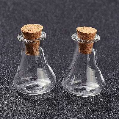 Glass Cork Bottles LS-AJEW-O032-01A-1