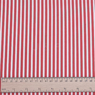 Stripe Cotton Fabric DIY-WH0671-390A-1