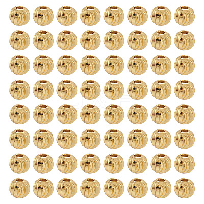 Brass Beads X1-KK-G312-01G-6mm-G-1