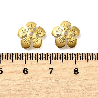 304 Stainless Steel Bead Caps STAS-B087-10B-G-1