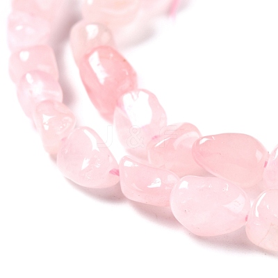 Natural Madagascar Rose Quartz Beads Strands G-G018-13B-1