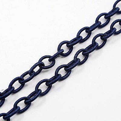 Handmade Silk Cable Chains Loop X-EC-A001-25-1