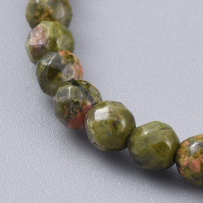 Natural & Synthetic Gemstone Beads Stretch Bracelets BJEW-JB04676-1