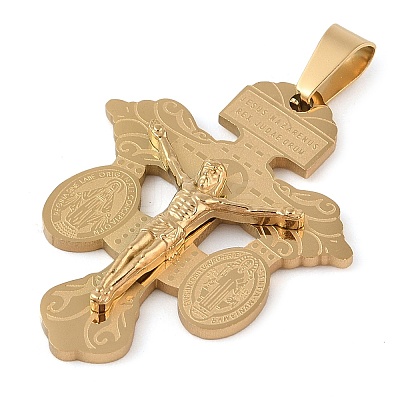304 Stainless Steel Pendants LS-STAS-C103-02G-02-1