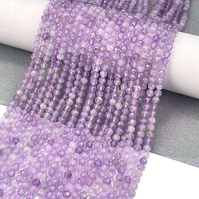 Natural Lavender Amethyst Beads Strands G-C127-A03-04-1