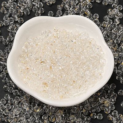 Transparent Colours Glass Round Beads SEED-F006-05A-14-1