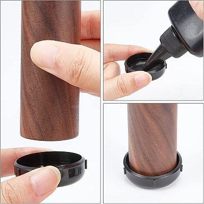 48Pcs 2 Colors PVC Furniture Sliders FIND-CA0002-32-1