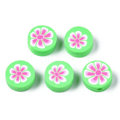 Handmade Polymer Clay Beads CLAY-N008-039F-1
