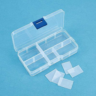 Rectangle Plastic Bead Storage Containers CON-PH0001-14-1