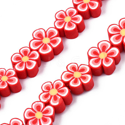 Handmade Polymer Clay Bead Strands CLAY-N011-48A-05-1